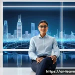 온라인 마인드맵 도구 비교 분석 - **AI-Powered Idea Generation in a Modern Office:**
    "A vibrant, dynamic illustration of a young A...